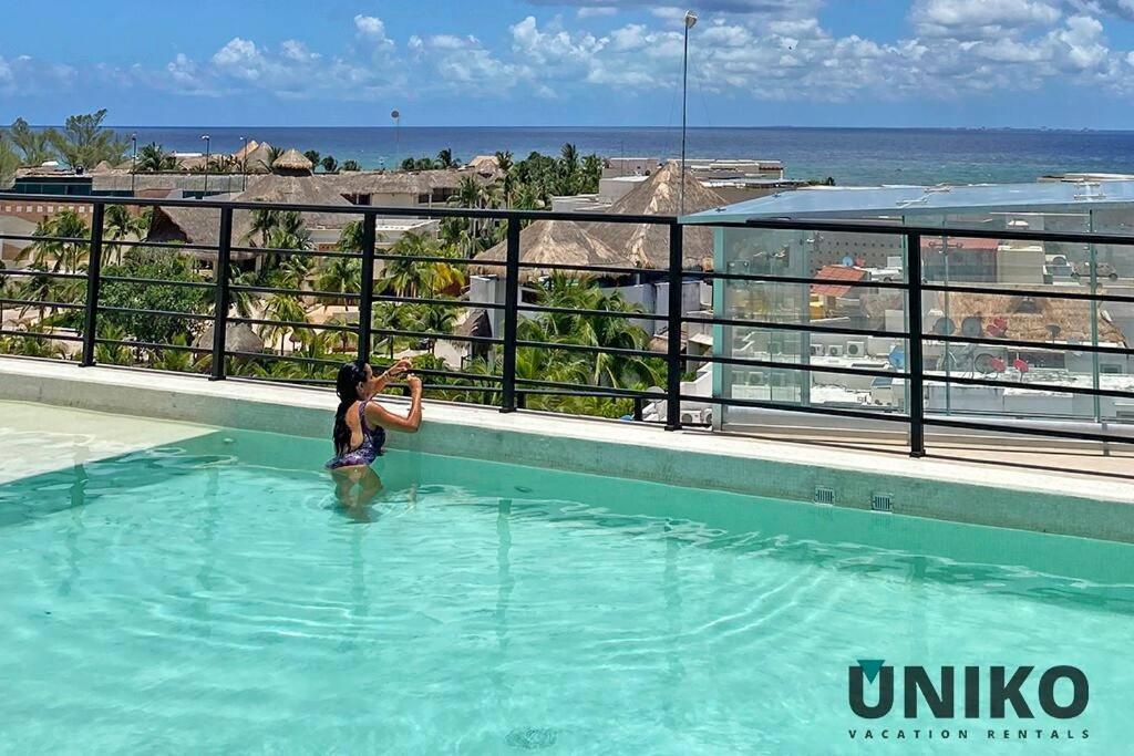 1 Block To The Beach 2Br 6Pax Rooftop Pool King Bed Πλάγια Ντελ Κάρμεν Εξωτερικό φωτογραφία