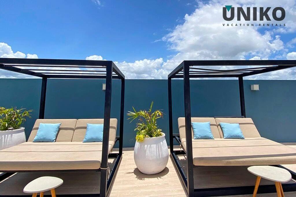 1 Block To The Beach 2Br 6Pax Rooftop Pool King Bed Πλάγια Ντελ Κάρμεν Εξωτερικό φωτογραφία