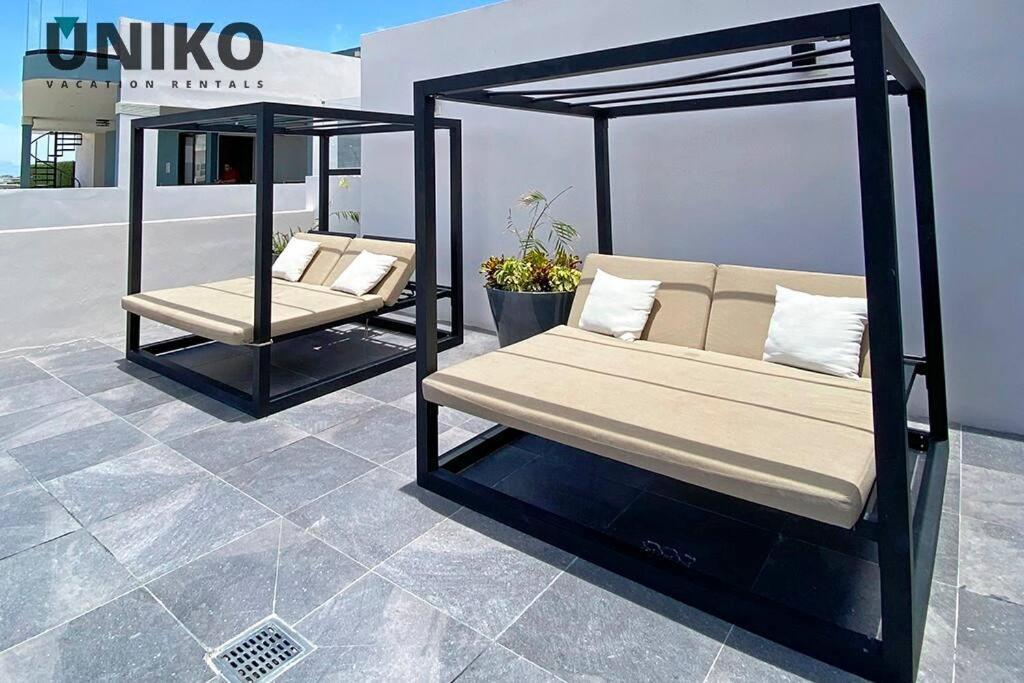 1 Block To The Beach 2Br 6Pax Rooftop Pool King Bed Πλάγια Ντελ Κάρμεν Εξωτερικό φωτογραφία
