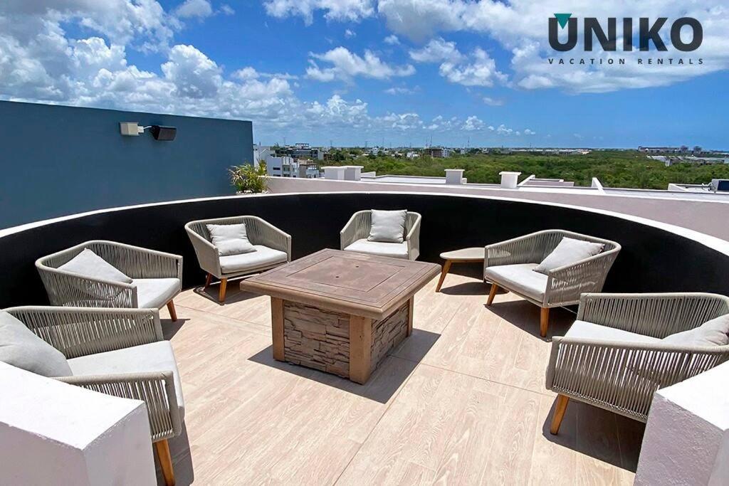 1 Block To The Beach 2Br 6Pax Rooftop Pool King Bed Πλάγια Ντελ Κάρμεν Εξωτερικό φωτογραφία